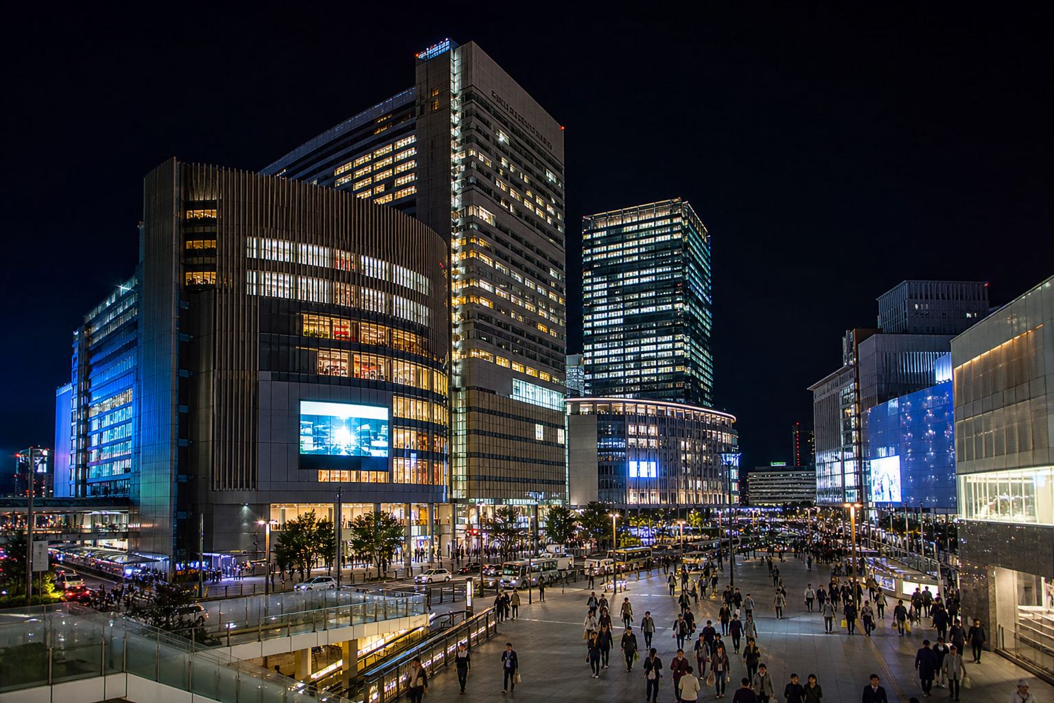 GGPL 梅田 周辺の夜景、ライブポーカーエリア